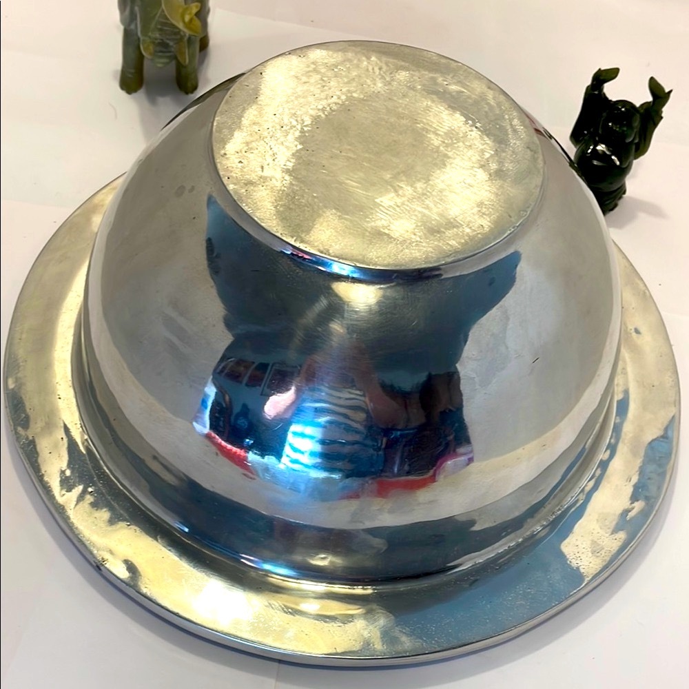 Silver Fish Motif Cookware Bowl - Picture 12 of 17